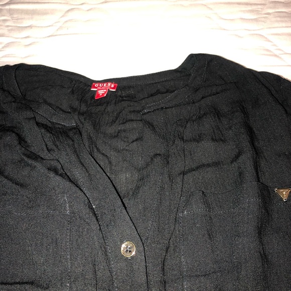 Black Guess long top - Picture 2 of 2